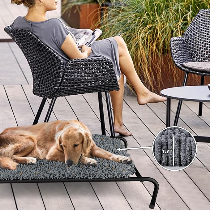 Rundik Snuffle Mat for Dogs, Interactive Puzzle Toys Feeding Games for Pets | 23'' x 40'' Elevated Sniff Mat for Boredom Helps Slow Eating and Keep Busy Encourages Natural Foraging Skills Stress Relief