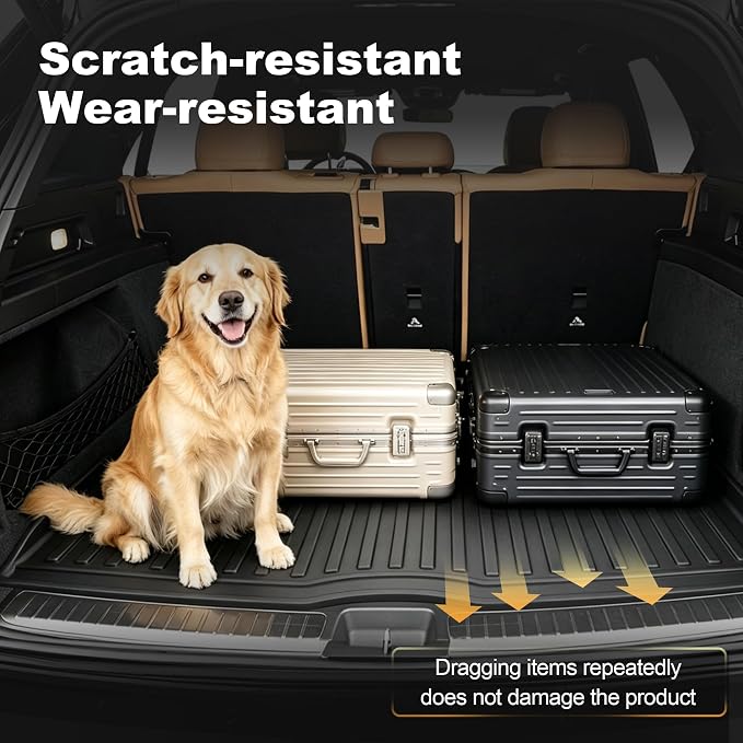 Cargo Liner for Mercedes Benz GLE SUV 2020-2026 350/450/53 AMG/580 | All Weathe Custom Fit Heavy Duty Trunk Mat for Benz GLE (Not Fit for Coupe)