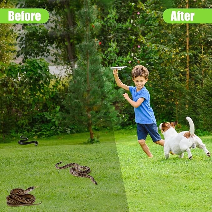 25 Pack Snake Be Gone for Yard Powerful Pet Safe,Moth Balls for Lawn Garden Camping Fishing Home to Repels Snakes and Other Pests