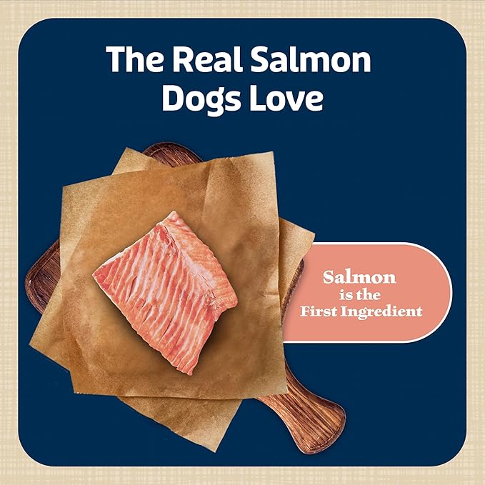 Blue Buffalo Bits Soft Dog Treats for Training, Made with Natural Ingredients & Enhanced with DHA, Salmon Recipe, 4-oz Bag