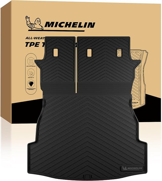 Michelin Vehicle Mats, Premier Series All-Weather TPE Custom Fit Liner for Toyota RAV4 Gas&Hybrid 2019-2025 Trunk Mat A(1 Piece)