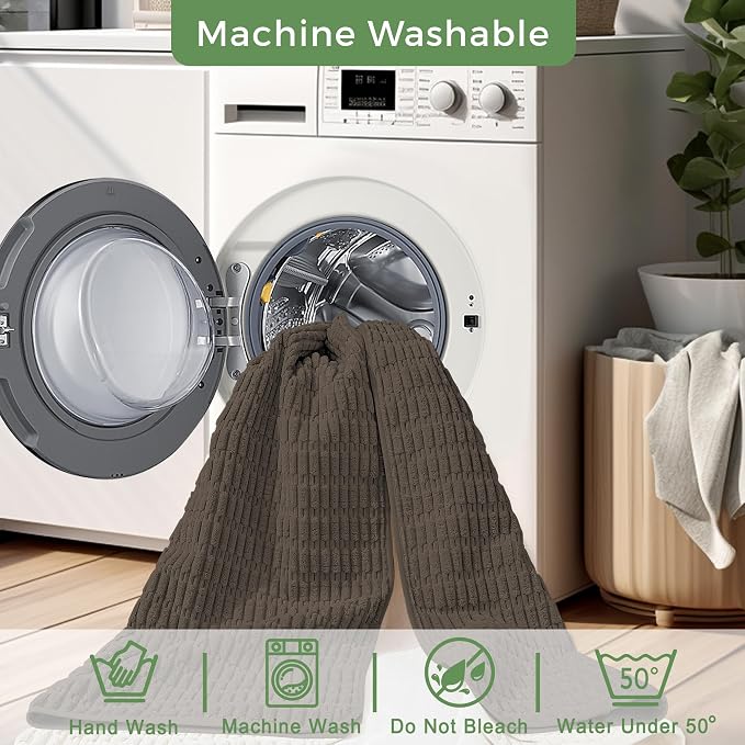 Washable Pee Pads for Dogs Puppy Pad, Coffee 18”x24” 2 Pack | High Absorbent Dog Pee Pad Leak Proof Cat Rugs, Reusable Non Slip Pet Mat, Wee Wee Pads for Training, Crate and Floor