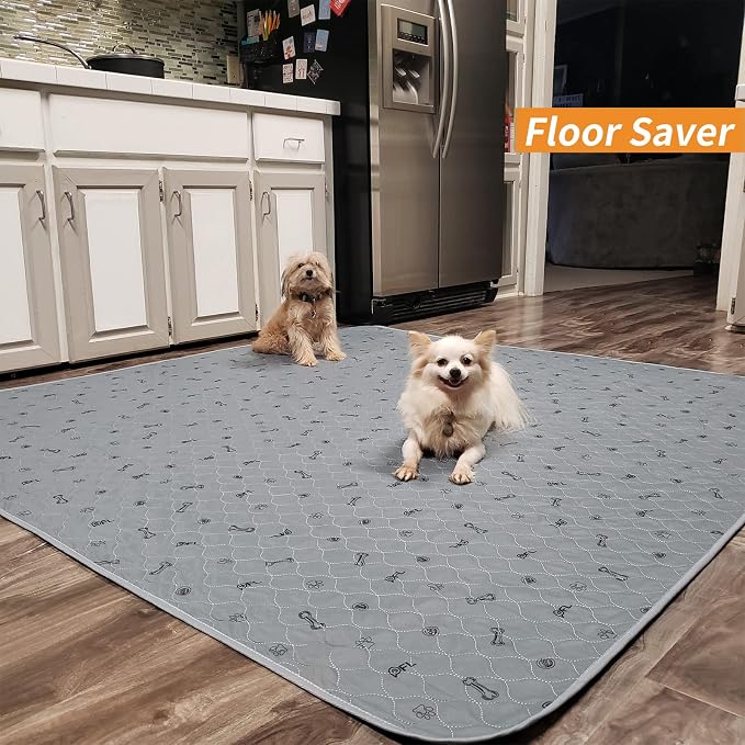 PICK FOR LIFE Washable Dog Pee Pad 72x72 Extra Large, Fast Absorbent Puppy Pads, Reusable Dog Training Pads Waterproof,Non-Slip Whelping Pad for Pet, Playpen, Incontinence, Housebreaking | Reusable, Waterproof,Non-Slip Whelping Pad for Dog Training, Pe...