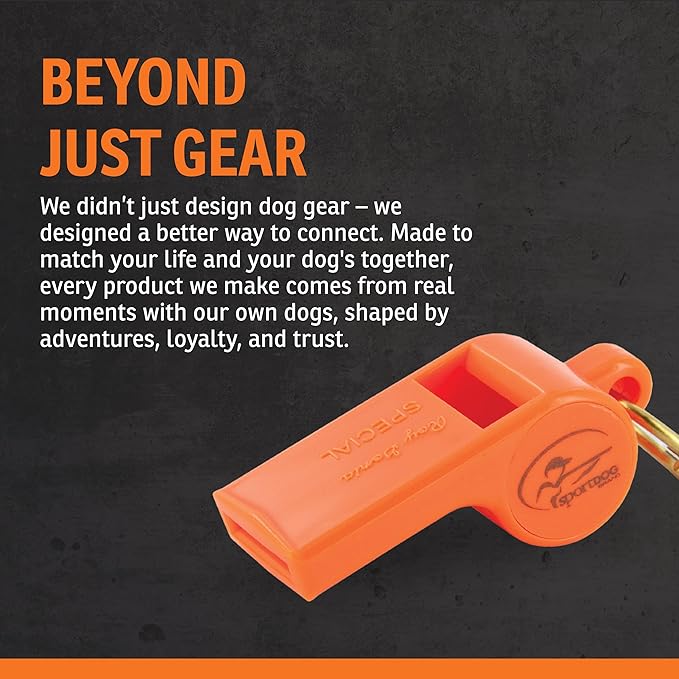 SportDOG Roy Gonia Special Whistle - Long-Range Projection Hunting Dog Field Training Whistle - Ear-Friendly & Ergonomic Design - Durable Plastic Construction