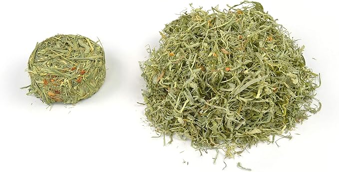 Oxbow Harvest Stacks, Timothy Hay with Carrots, Guinea Pig Hay, Bunny Supplies, Timothy for Rabbits, Guinea Pigs, Chinchillas, and Other Small Pets, Bunny Food, 35 oz.