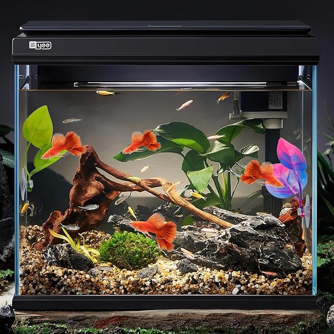 Betta Fish Tank Accessories, 4 PCS Betta Fish Hammock Toys Betta Resting Spot Fish Hideout Will Not Damage The Fish'S Tail Suitable for Sleeping Resting Hiding Playing Breeding