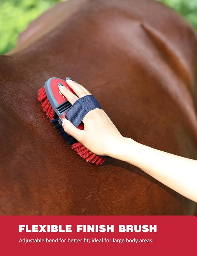 11-Piece Horse Grooming Kit with Waterproof Tote Shadowberry | 10 coordinated horse grooming tools with comfort-grip designs and a spacious waterproof tote for complete horse grooming