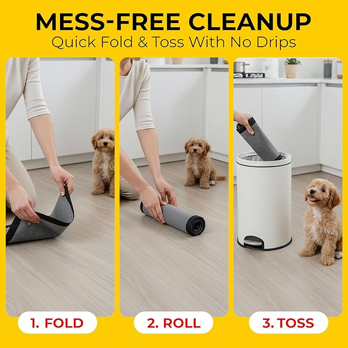 Glad for Pets Extra Large Charcoal Dog Training Pads, Absorbent Leak Proof Pee Pads for Dogs and Puppies, Odor Control Potty Pads with Activated Carbon, 28 x 30 Inches, 30 Count