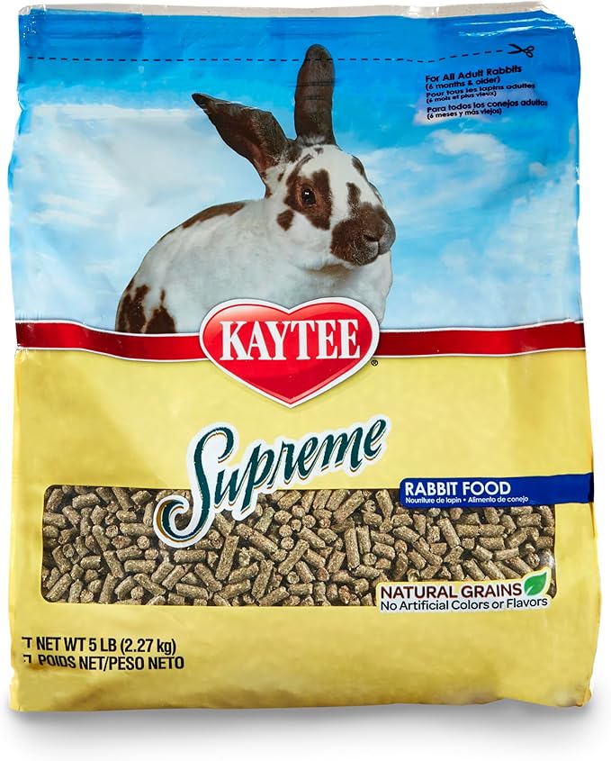 Kaytee Supreme Rabbit Food 5 lb,(Pack of 2)