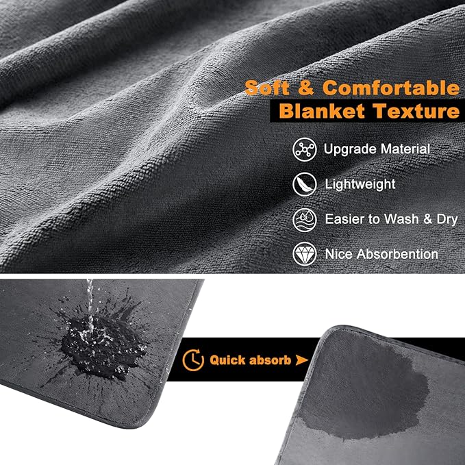 Dog Pee Pad Washable 82x120 Extra Large,Absorb Reusable Whelping Pads, Non-Slip Puppy Training Pads, Waterproof Floor Mat for Potty Training, Playpen,Incontinence,Housebreaking,Bed