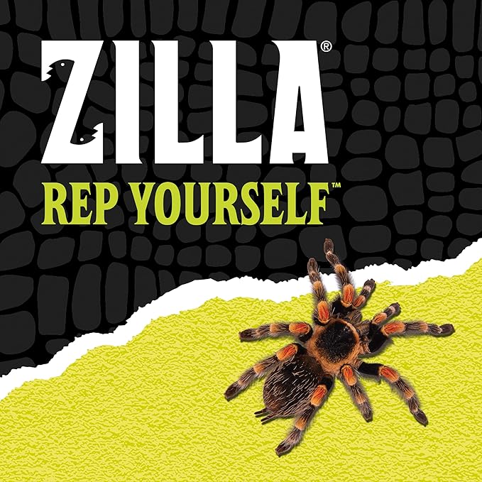 Zilla Micro Habitat Terrarium, Terrestrial, with Locking Latch, for Isopods, Spiders, Insects, Small