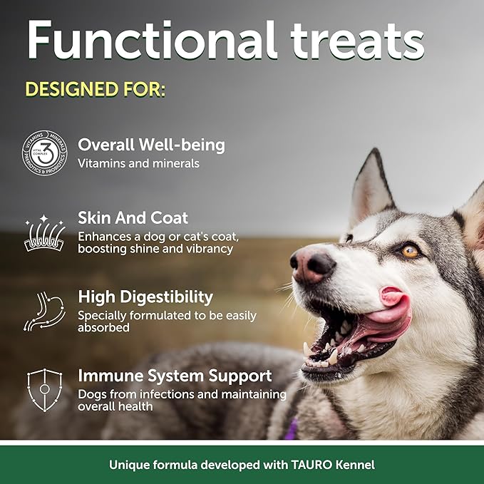 Nature's Protection Low Calorie Dog Treats for Training - Functional Treats for Digestion, Perfect for Small, Medium & Large Breed Dogs with Light Fur (Superior Care - White Fish & Rice, 5.29 oz)