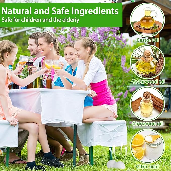 36 Pack Snake Repellent for Yard Powerful, Keep Snake Away Repellent for Outdoor Garden Indoor Lawn, Moth Balls for Snake Rattlesnake Repellent, Pet Safe