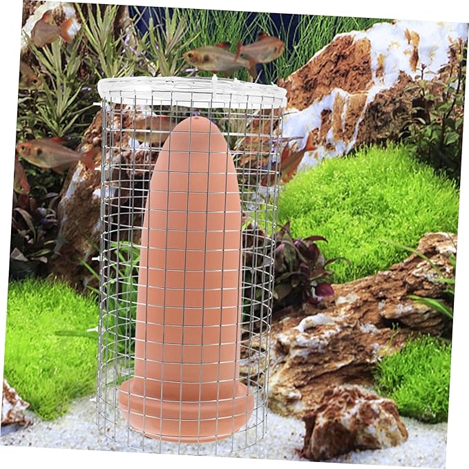 BESPORTBLE Fish Spawning Cone Pottery Breeding Bucket for Angelfish Shrimp for Aquarium Decoration Egg Laying Easy to Clean Durable Design
