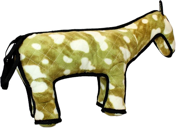 TUFFY® : 2 Pack Horse Dog Toy: Ultra Durable Plush Toy with Multiple Layers & Reinforced Seams, Washable and Floats, Original Construction