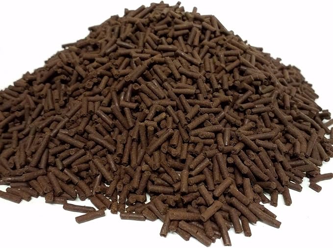 Aquatic Foods Inc. Beef Heart Sinking Micro Sticks, APX 3/64" x 1/4" to 5/16" Micro Beef Heart Sticks, Discus, Cichlids, Great for All Tropical Fish - 1/8-lb