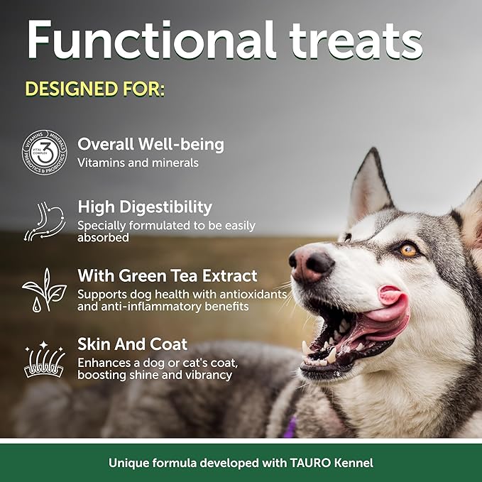 Nature's Protection Grain Free Low Calorie Dog Treats - Functional Treats for Immunity, Training Treats for Small, Medium & Large Breed Adult Dogs with Light Fur (Superior Care - Herring, 5.29 oz)