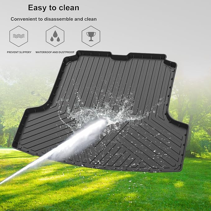 Trunk Mat Compatible with 2019-2026 Nissan Altima Cargo Liner TPE Waterproof Cargo Mat Replacement for 2021 2022 2023 2024 2025 2026 Altima Accessories