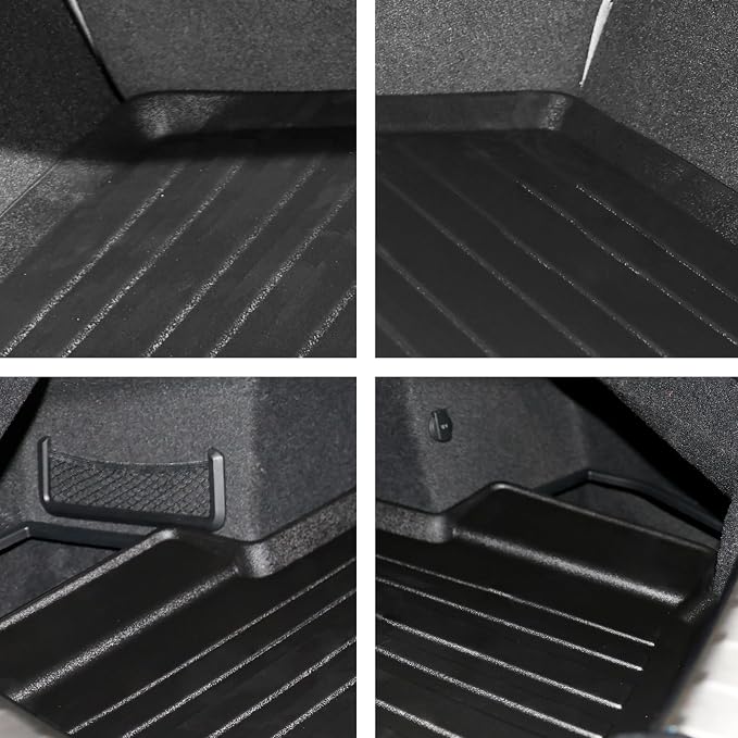 Premium Cargo Liner for Porsche Taycan 4S GTS Turbo S 2021-2026 - 100% Protection - Custom Fit Car Trunk Mat - Easy-to-Wash & All-Season Black Cargo Mat - 3D Shaped Laser Measured Trunk Liners