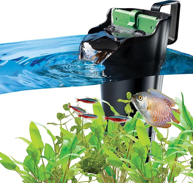 Tetra Whisper Internal Power Filter 5 To 10 Gallons, For aquariums, In-Tank Filtration, Black