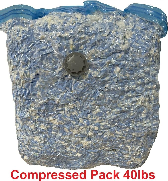 Mattress Grade High Density Shredded Memory Foam Filling Inserts for Pillow Stuffing, Bean Bag Filler, Chair, Sofa, Pet Dog Beds, Cushions, Upholstery and Couch Refill (40 lbs) Made in United States