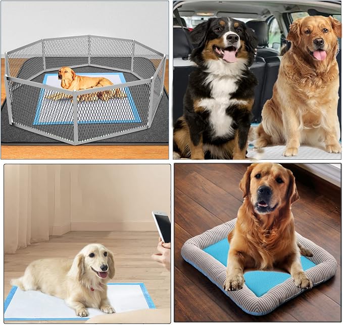 50 Count Dog Pee Pads Extra Large,36"x36"Pee Pads for Dogs Absorbent & Leak-Proof,Disposable Pet Training and Puppy Pads for Cats Dogs Rabbit