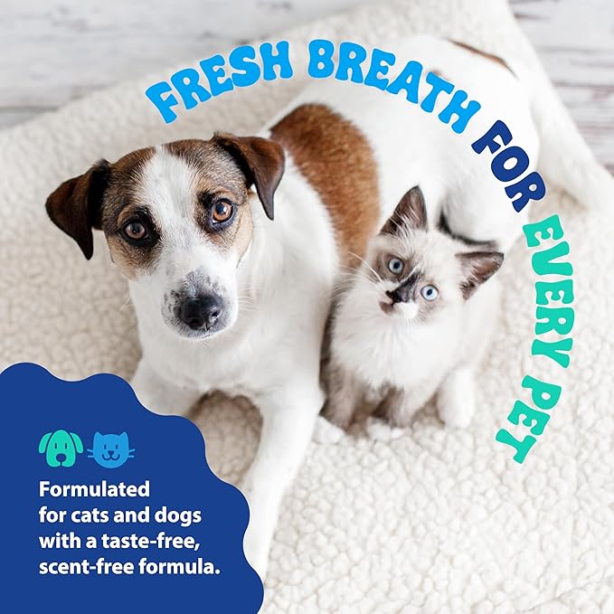 Dental Fresh Original Water Additive for Dogs & Cats, 17 Fl Oz, Daily Teeth & Breath Care to Help Freshen Breath