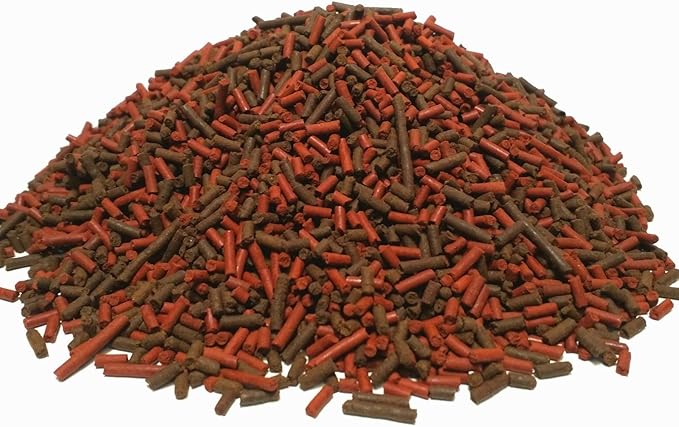 Aquatic Foods Inc. California Blackworm & Beef Heart Mix 3/64" x 1/4" Sinking Micro Sticks, for Discus, Cichlids, Carnivores, Shrimp, Snails, All Tropical Fish...2-lbs