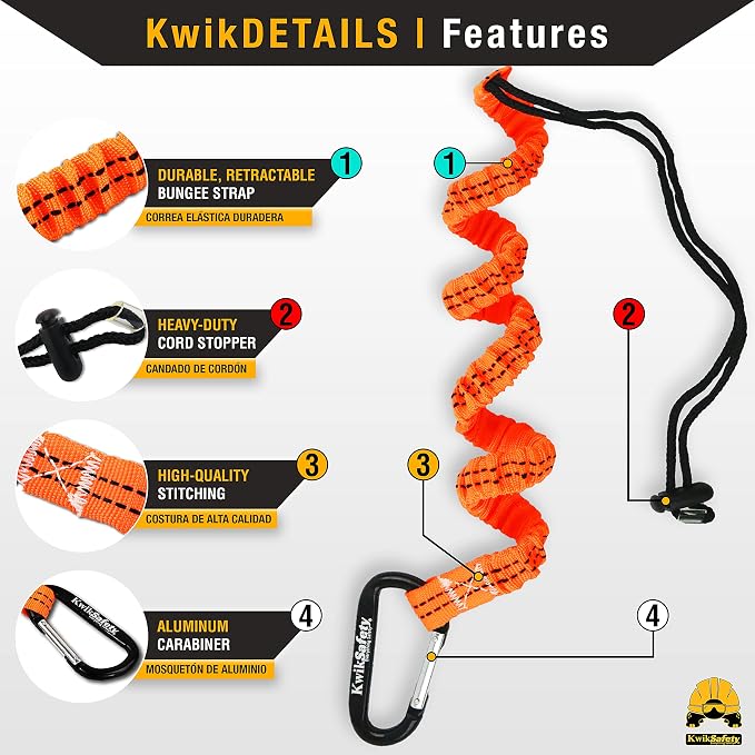 KwikSafety - Fall Protection Safety Harness - Construction & Roofing Fall Arrest Safety Harnesses - ANSI OSHA Compliant