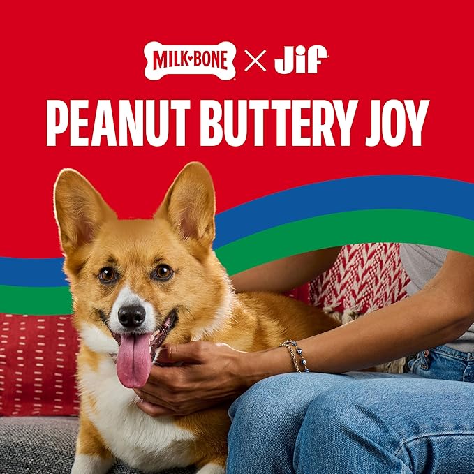 Milk-Bone Peanut Buttery Bites Soft Dog Treats with Real Peanut Butter & Bacon
