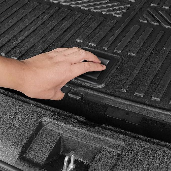 Cargo Mat for 2022-2026 Acura MDX Accessories, All Weather TPE Cargo Liner with Backrest Mat and Left Storage Mat for 2025 2026 Acura MDX Type S Accessories