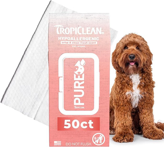 Pure Hypoallergenic Wipes, 50ct