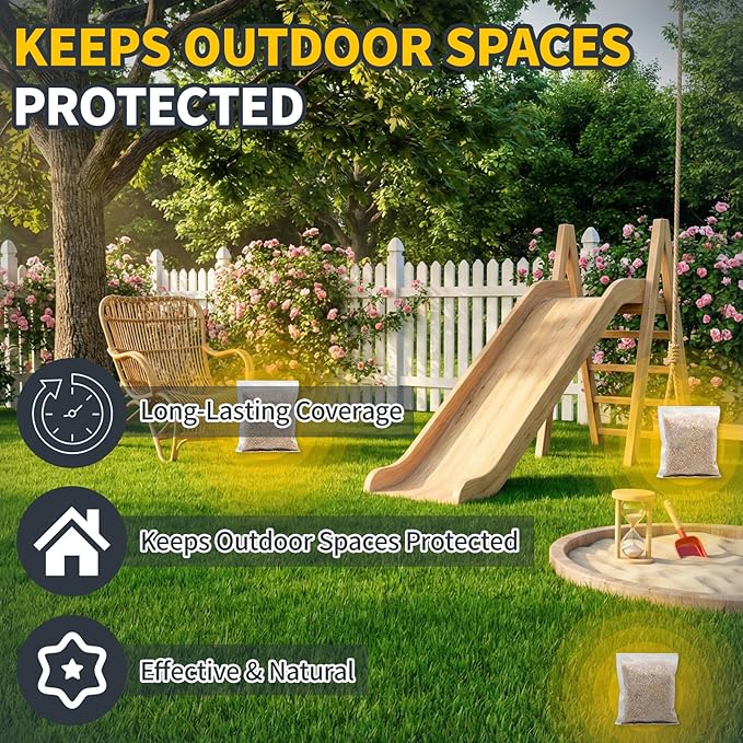 Snake Repellent Pouches, 10 Pack, Plant-Based Natural Indoor & Outdoor Protection for Home, Yard, Garage & Camping, Pet & Kid Friendly, All-Weather, Easy to Use
