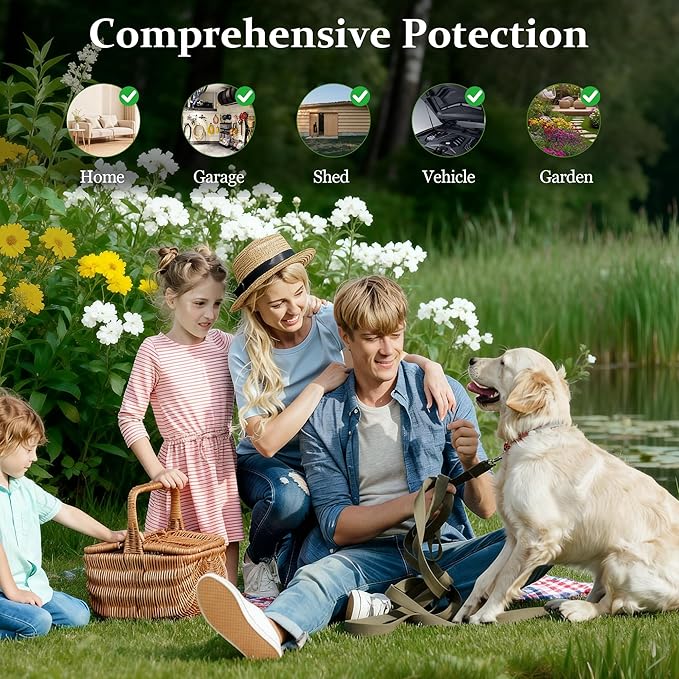 12 Pack Pest & Insect Control Balls-Mouse Repellent Indoor & Outdoor-Peppermint Balls Repellent for Sliverfish,Rodents, Ants, Roach,Spiders, Moths& Other Pests-Safe for Kids & Pets