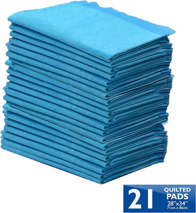 Four Paws Wee-Wee Superior Performance X-Large Dog Pee Pads, 21 Count | Puppy & dog potty training pads, housebreaking supplies, xl puppy pads, pet supplies, 24-hour floor protection, 28" x 34"