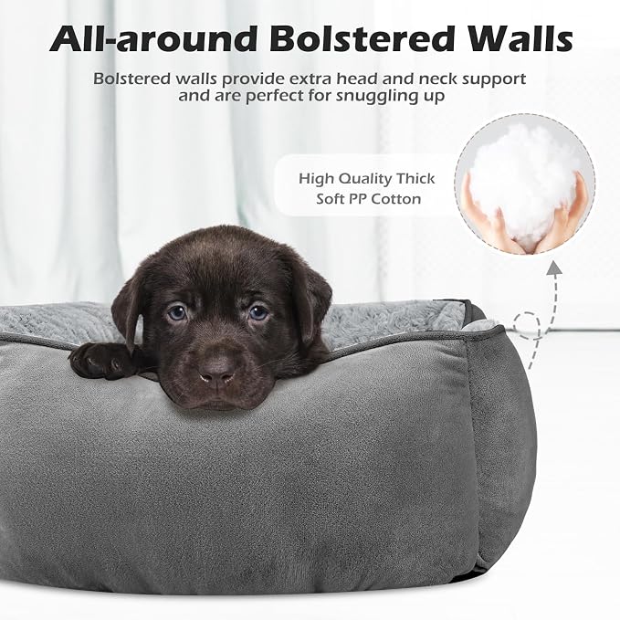 XX-Large Dog Bed Rectangle Washable Orthopedic Soft Calming Sleeping Durable Pet Cuddler with Anti-Slip Bottom