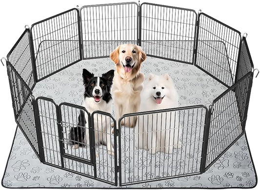 Reusable Puppy Pads, Washable Pee Pads, Leakproof 72"x 72" | Extra Large Absorbent Dog Training Pads, Wee Wee Pads With Waterproof Non-Slip Base For Potty, Crates, Playpen & Senior Dogs