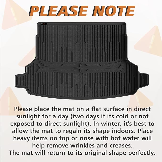 TripleAliners Trunk Mat Compatible with 2025 2026 Subaru Forester Touring/Sport/Limited/Base/Premium Models Accessories Protector Mat TPE All-Weather Odorless Anti-Slip Waterproof Liner Not Fit Hybrid