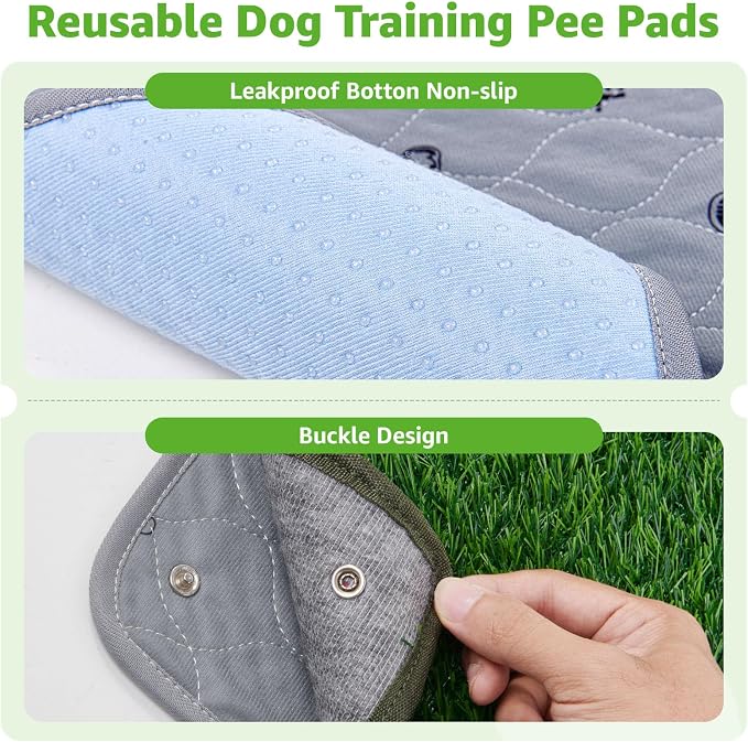 Dog Grass Pad with Tray, 18x30 Dog Litter Box for Patio Balcony Apartment | Floral，Grass Mat with Pad, Artificial Turf Grass, Puppy Indoor Outddor Potty Training, Washable Reusable, Leakproof, Pee On