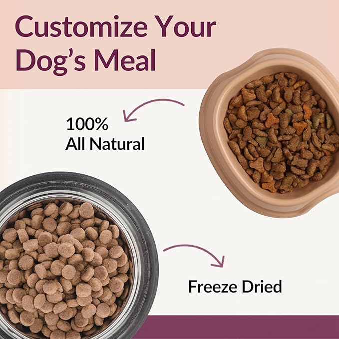 Meow Woof Freeze Dried Beef Liver Dog Treats, Single Ingredient, High Protein Natural Dog Treats, Grain Free Training Treats for Dogs & Puppies, Freeze Dried Liver Treats, 113g