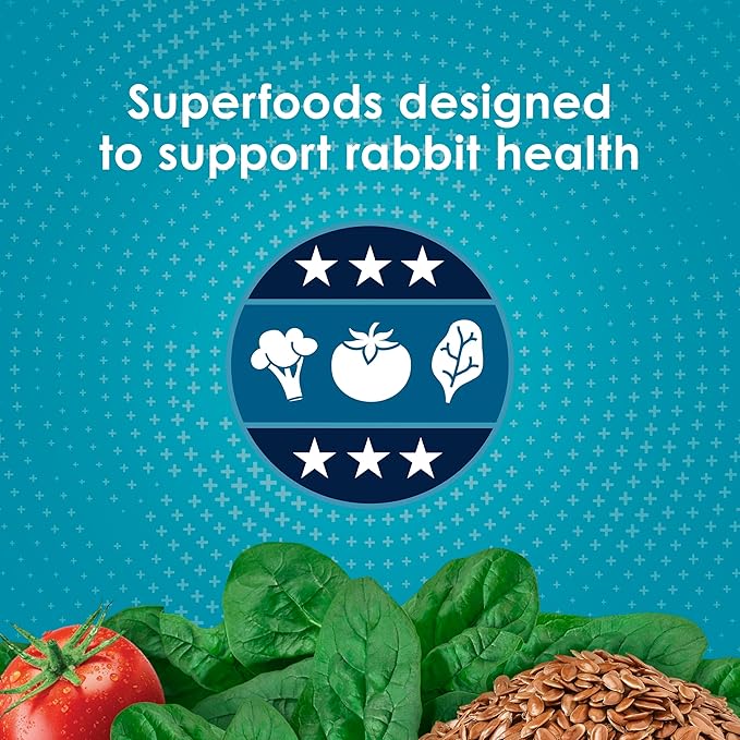 Kaytee Forti-Diet Pro Health Nourish+Protect Adult Rabbit Food, Comprehensive Nutrition Backed by Science, Digestive Health, Immune Support, 20 pounds