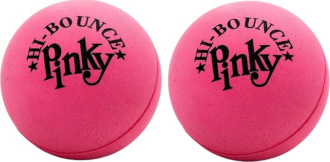 JA-RU Hi-Bounce Pinky Bouncy Ball for Kids (3 Pk) 976-3p | Rubber Stress & Massage Therapy Ball. Indoor Outdoor Playground Toy, Party Favor Stuffer.