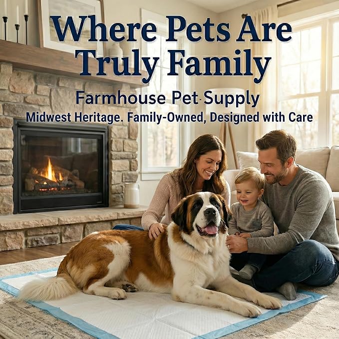 Pee Pads for Dogs Extra Large 37x54 XXXL 50 Count Leak Proof Heavy Duty | With adhesive tabs, 24 hour absorbent, disposable XXL puppy training pads for large dog breeds. 6-layer, non-slip backing