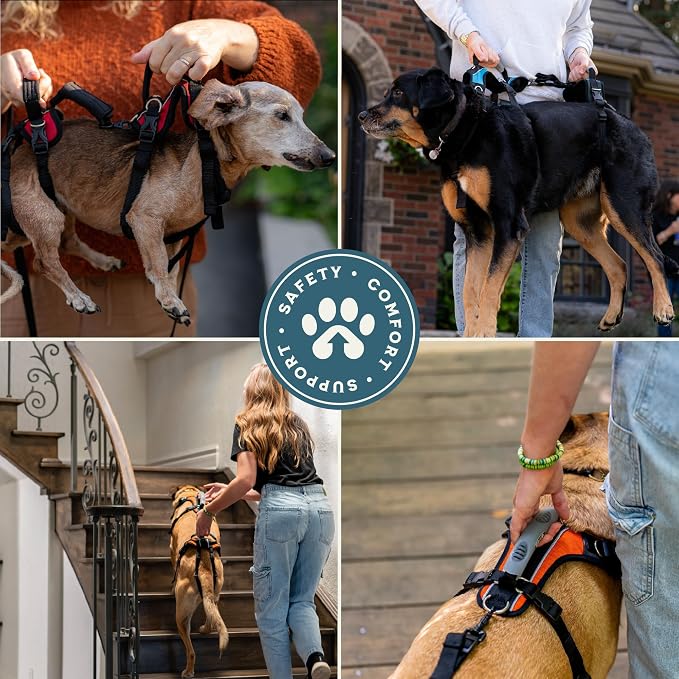 Help 'Em Up® Dog Lift Harness, Full Body Support, Small U-Band (25-45 lbs)