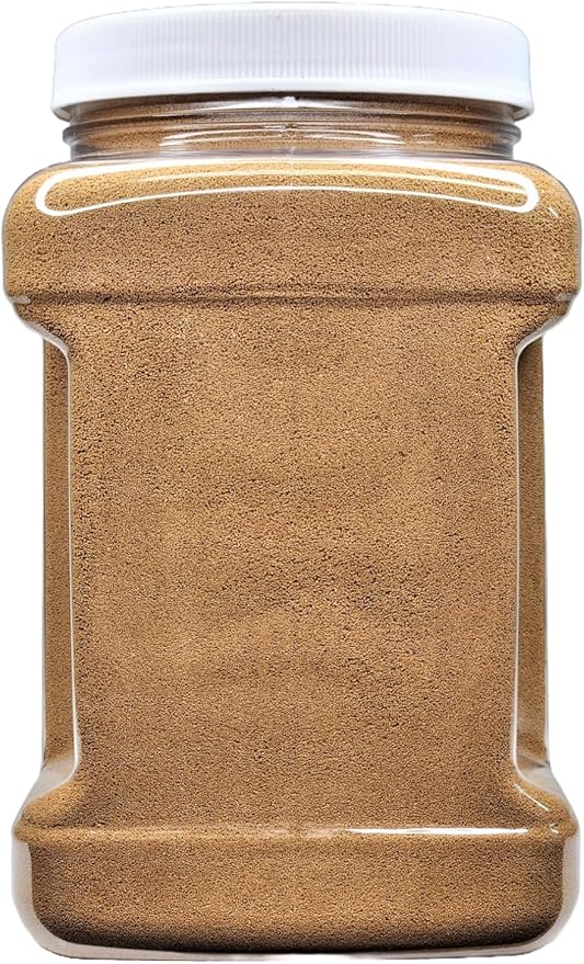 Aquatic Foods Inc. Golden Pearls 200-300 Micron Size for Fry, Babies of Shrimp, Axolotls, Discus, Cichlids, Catfish, Tetras, Angel Fish, Guppies, Bettas, Goldfish, Corals, Reefs…1-lb 8oz Med Jar