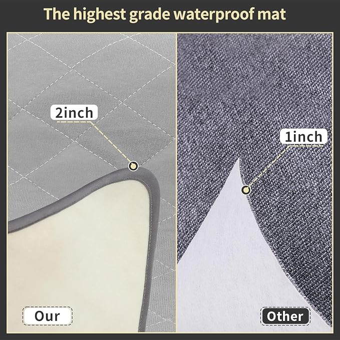 CoolShields Washable Pee Pads for Dogs, 18'' x 24'', Grey, 4 Pack | Ultra-Absorbent Reusable Waterproof Puppy Pad for Crates, Playpens, Carpets, and Floors—Ideal for Dogs, Cats, and Small Pets