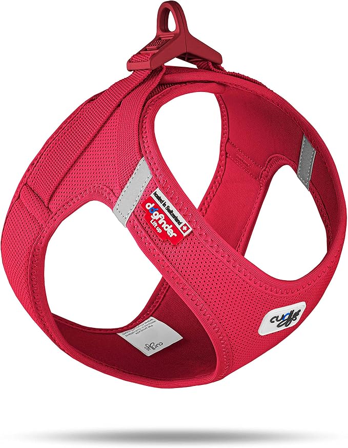 Vest Harness curli Clasp Air-Mesh Red 2XS