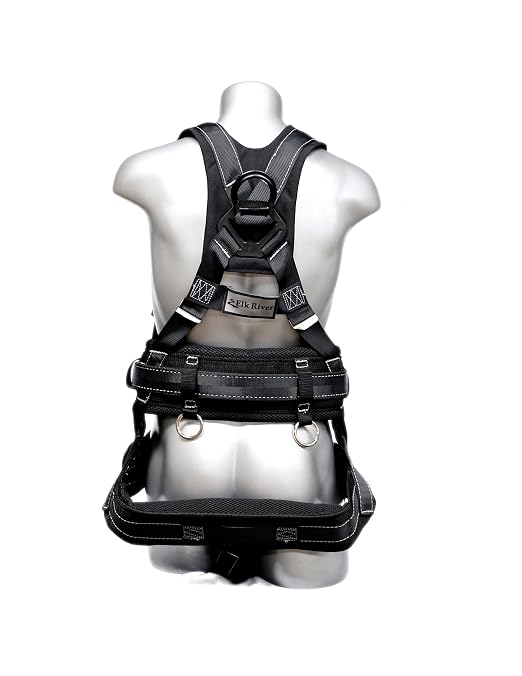 67603 Premium Polyester/Nylon Peregrine Platinum Series 6 D-Ring Harness with Quick-Connect Buckles, Large