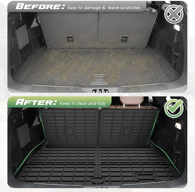 Cargo Liner for Lincoln Aviator 2020-2025 2026, All Weather Cargo Mats for Aviator Accessories, Heavy Duty TPE Trunk Mat, Car Accessories