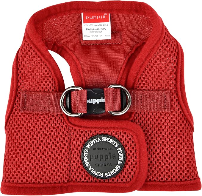 PUPPIA International PUAH305WNMD Soft Harness B Vest, Medium, Wine